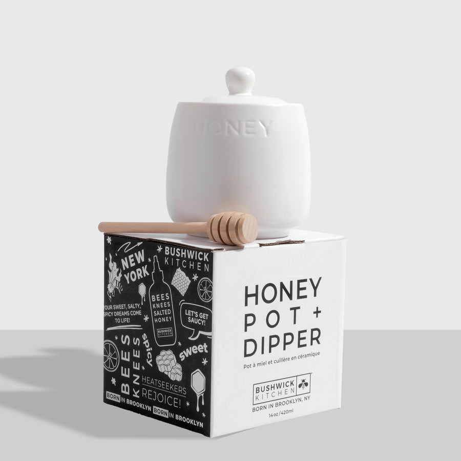 Honey Pot with Dipper - Silver Hall Dipper Portfolio