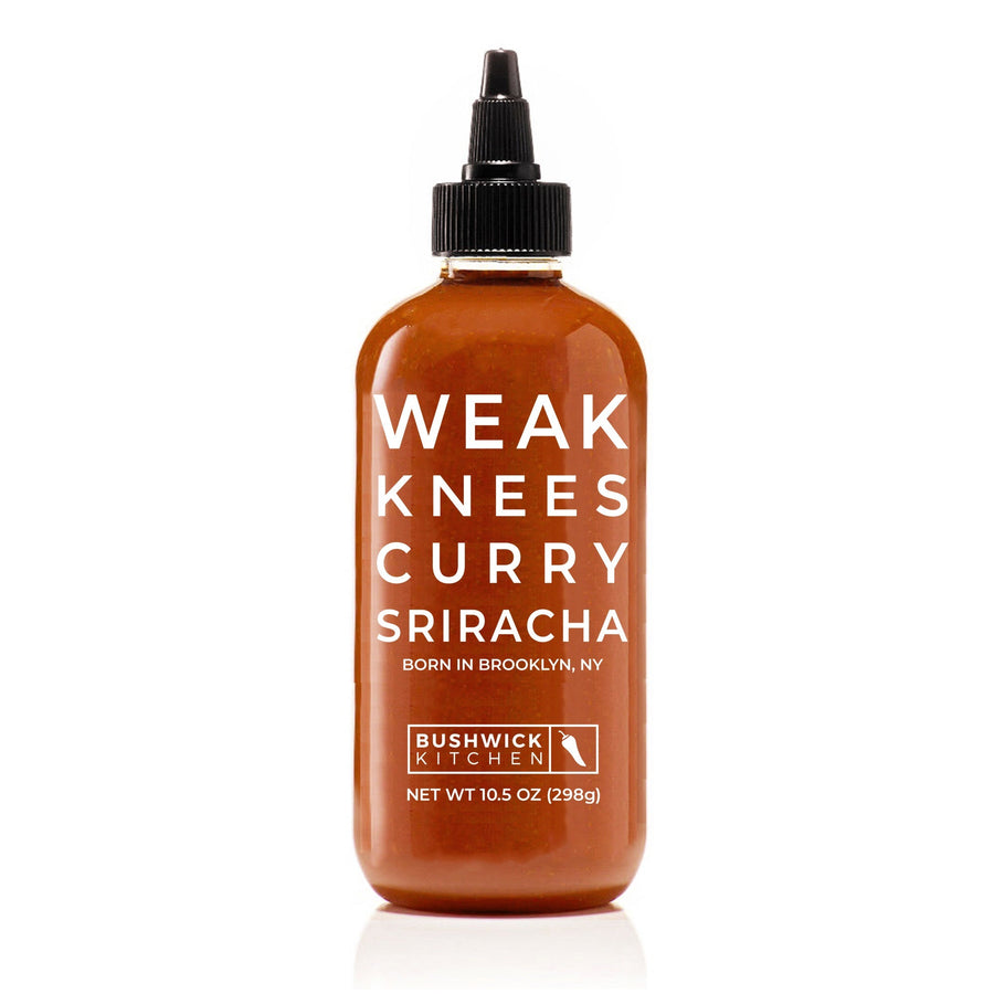 Weak Knees Curry Sriracha - Umber Harbor Sriracha Lineup
